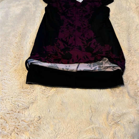 Purple and Black Knee Length Dress - Picture 8 of 10